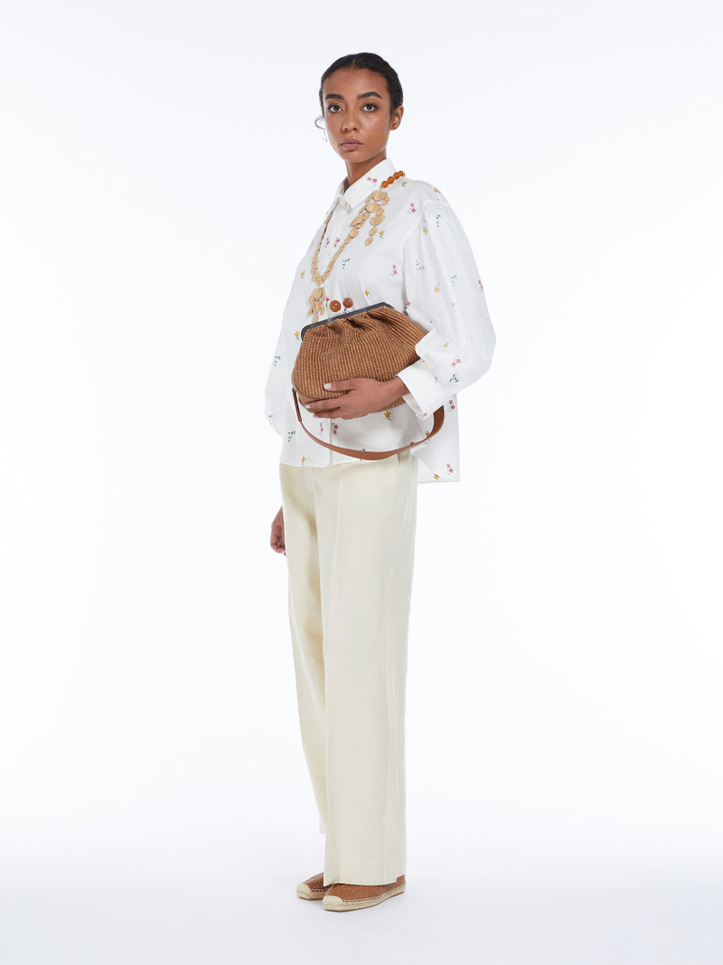 FORTUNA Medium raffia-look Pasticcino Bag 7