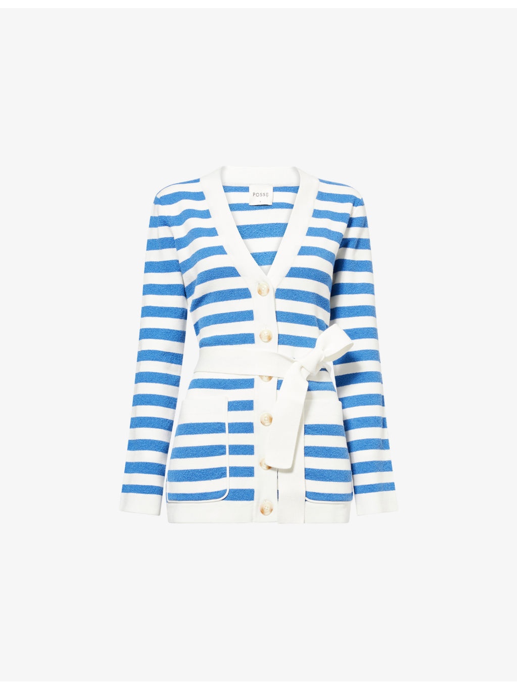 Ari Stripe Knitted Cardigan - 1