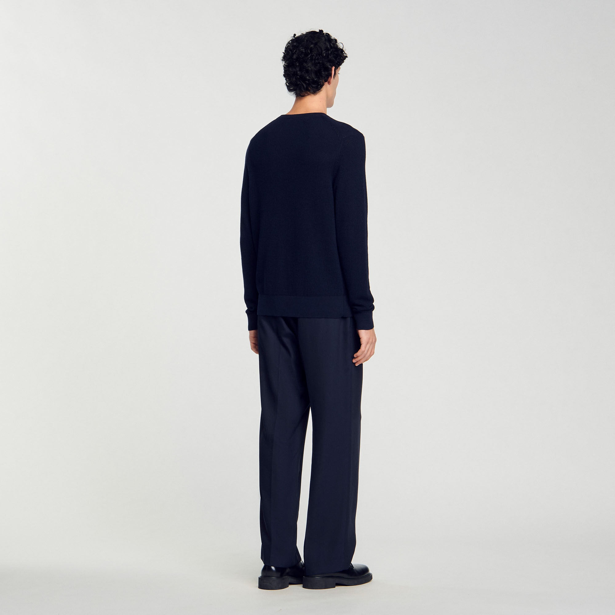 TEXTURED KNIT SWEATER - 5