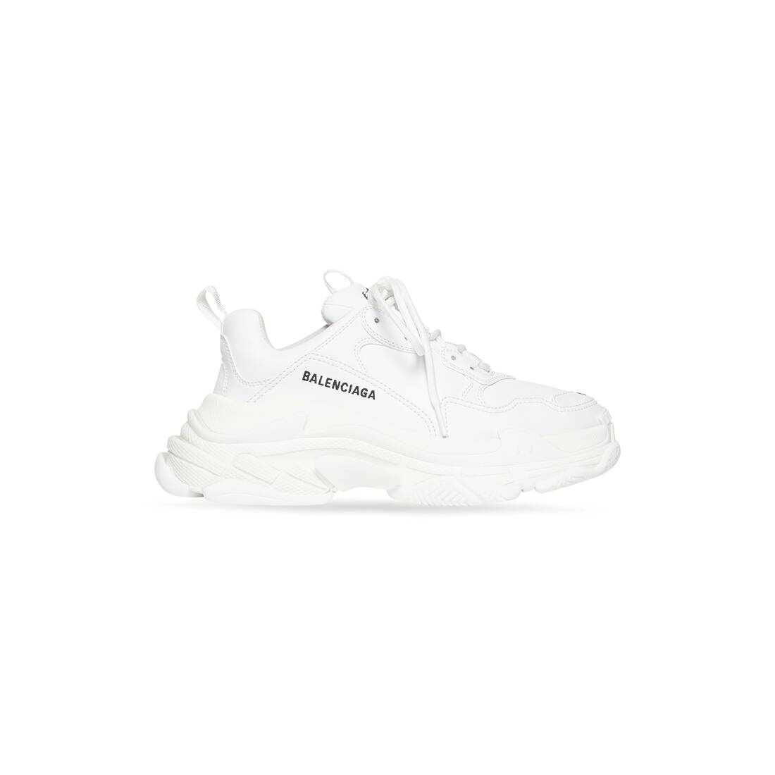 BALENCIAGA Men's Triple S Sneaker In White | REVERSIBLE