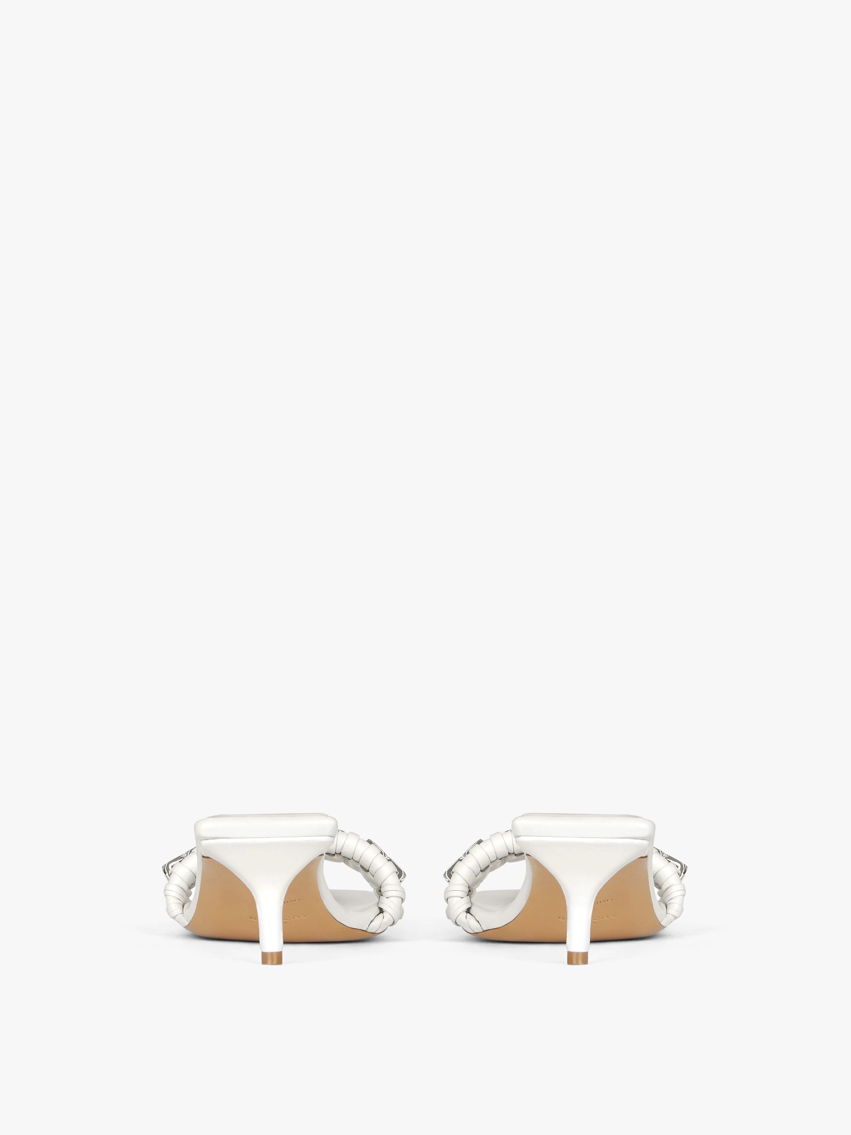 G WOVEN SANDALS IN LEATHER - 7