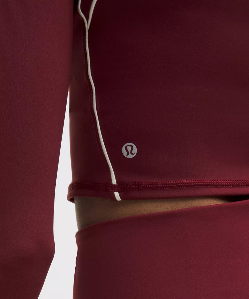 Wunder Train Cropped Long-Sleeve Half Zip 5
