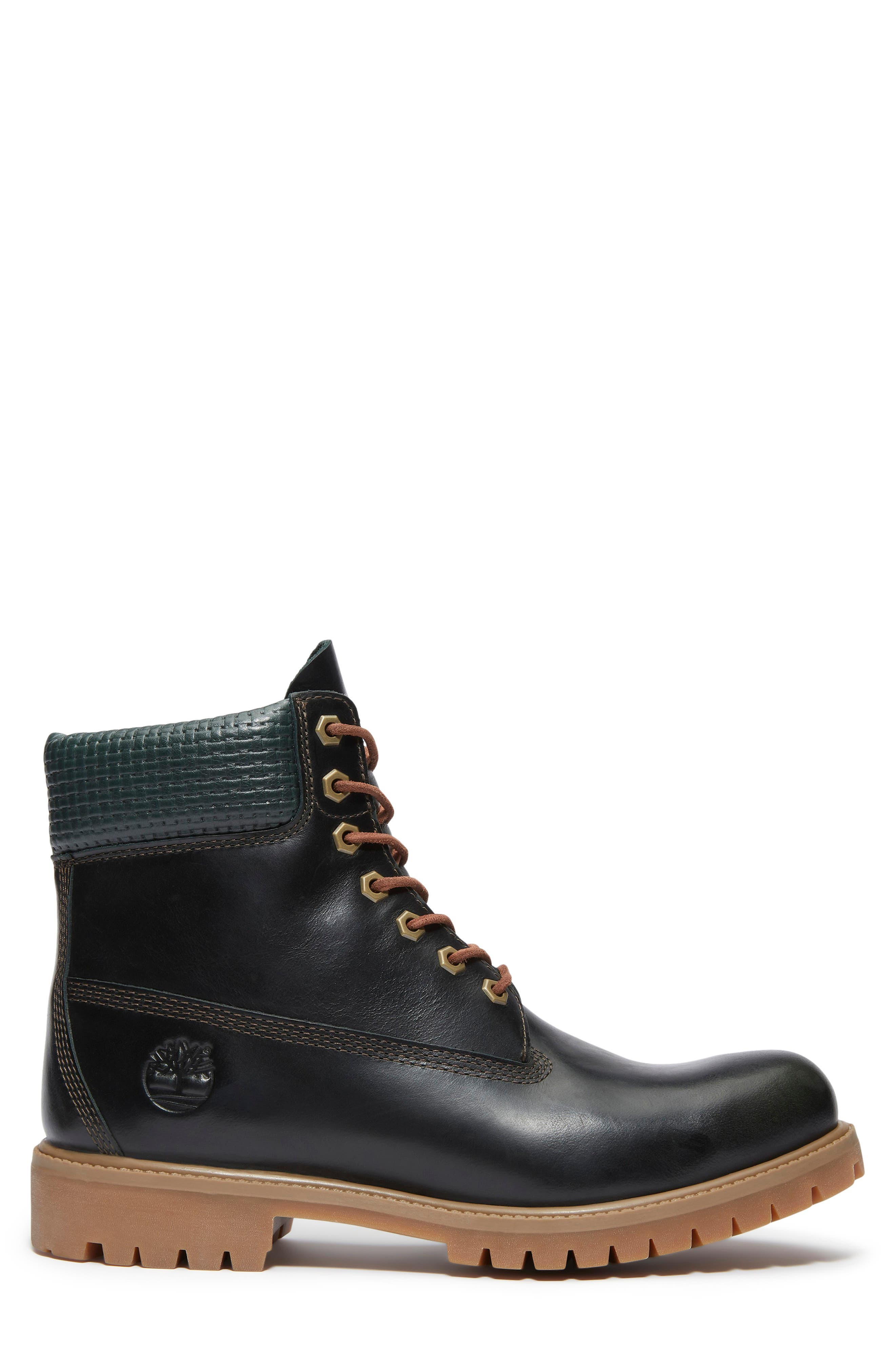 Timberland Premium 6-Inch Waterproof Boot in Dark Green Full Grain at Nordstrom - 2