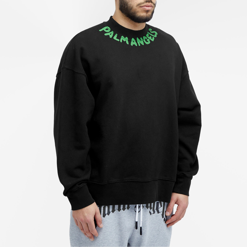 Palm Angels Logo Crew Sweat 2