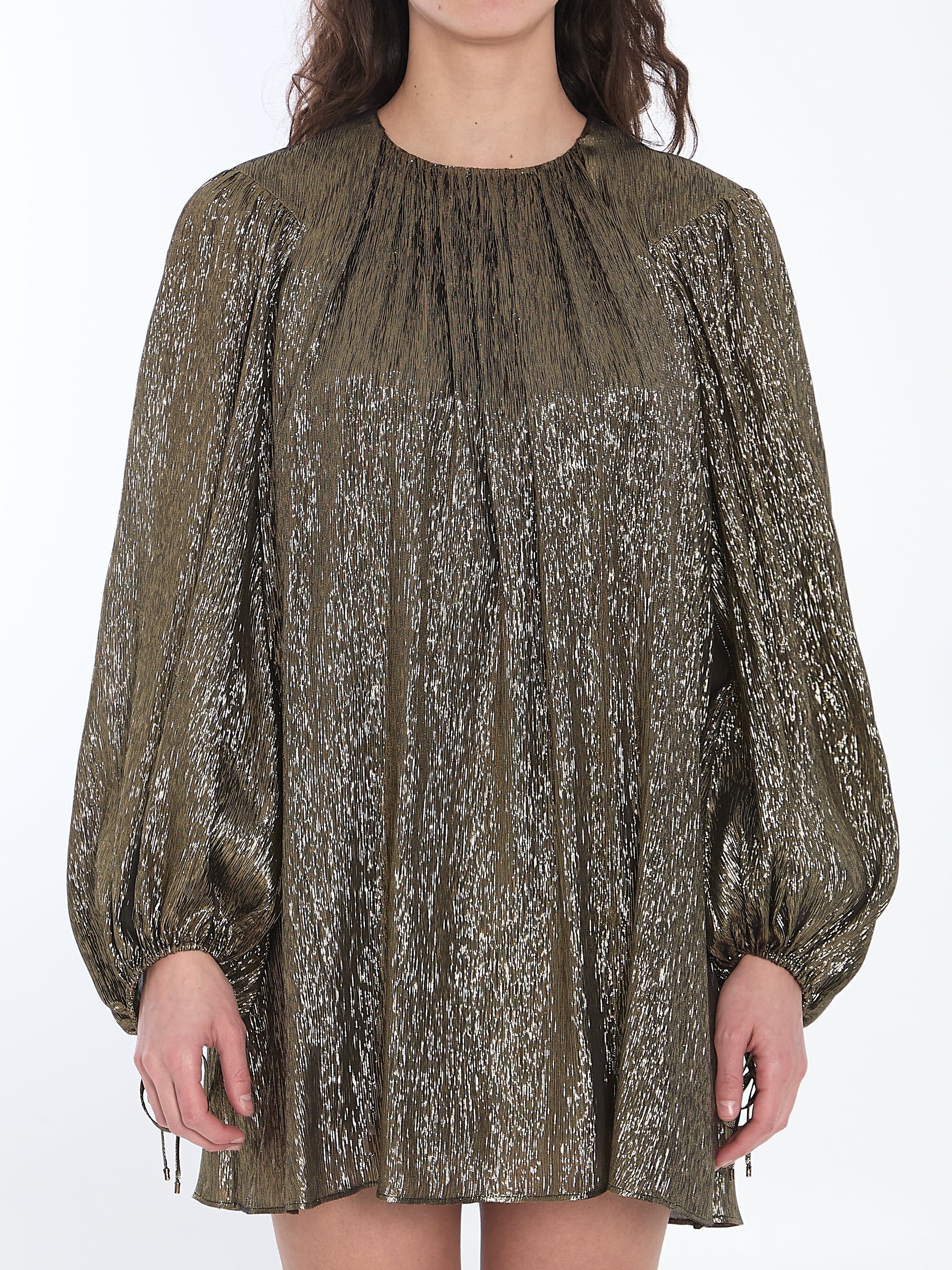 Chloe Ruched Mini Dress - 1