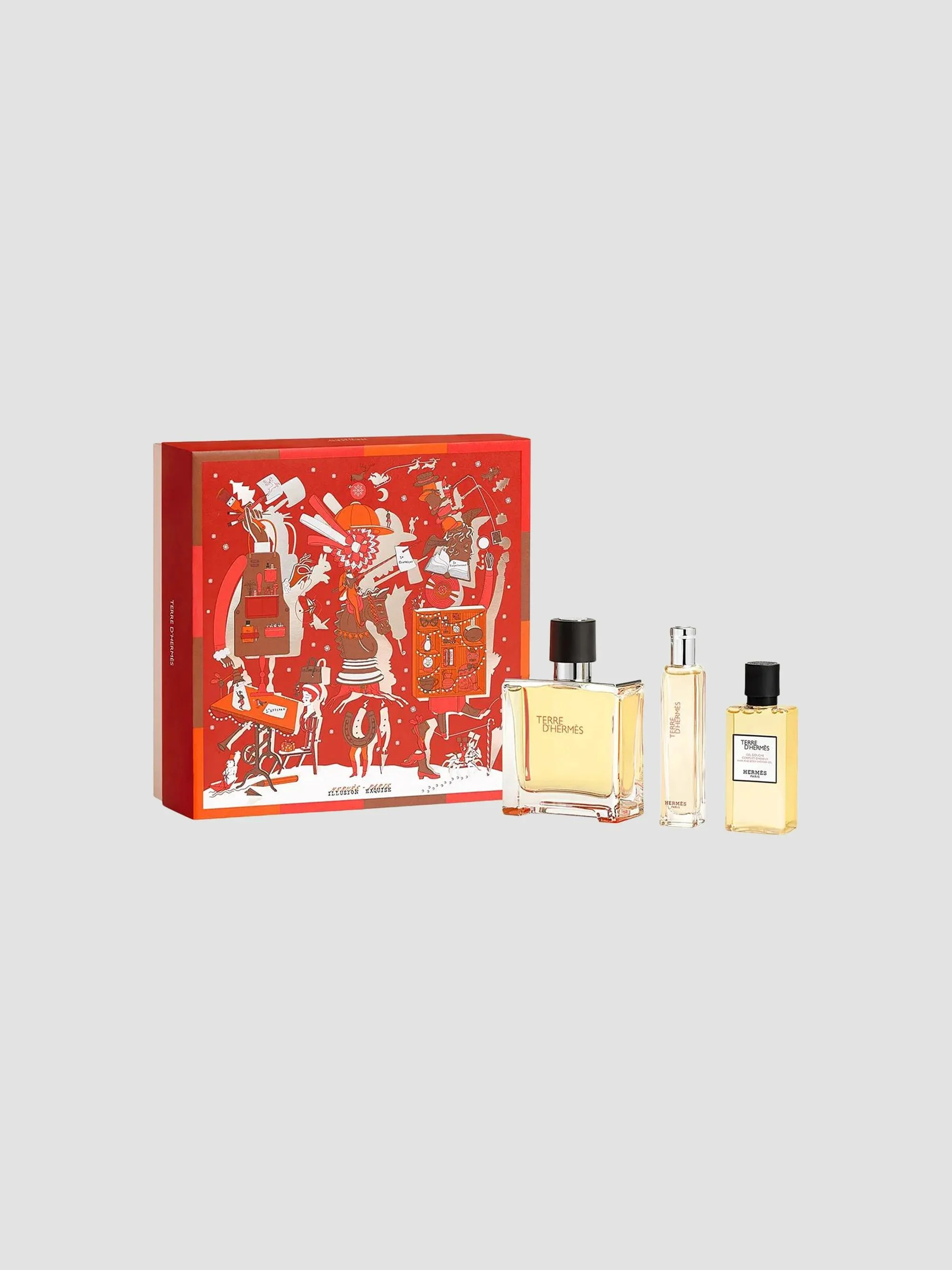 Terre d'Hermès 3-Piece Pure Perfume Gift Set - 1