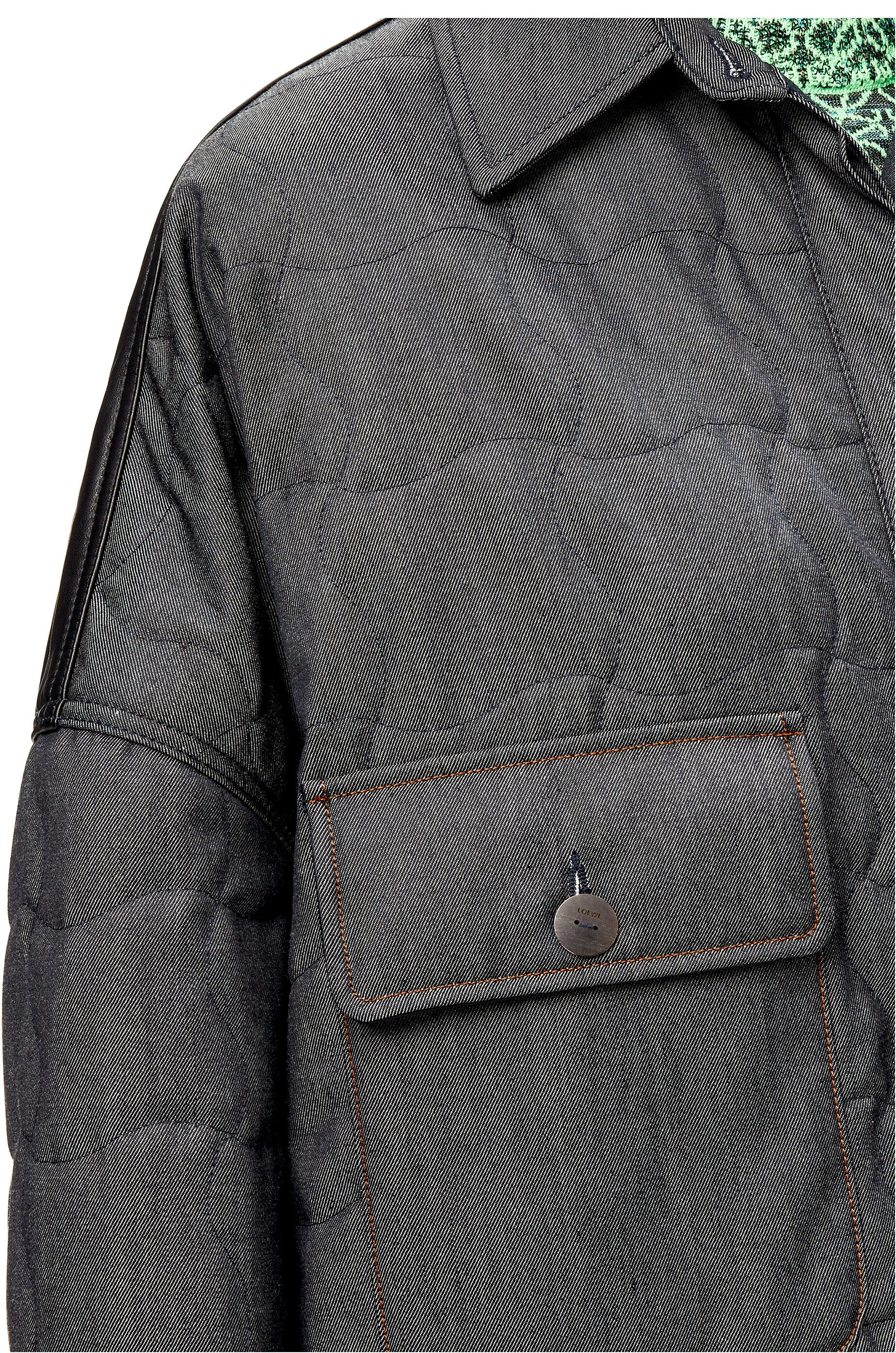 Oversize quilted jacket in cotton - 5