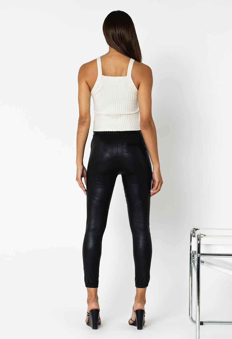 WOMEN'S LEATHER ESCOBAR PANTS - 4