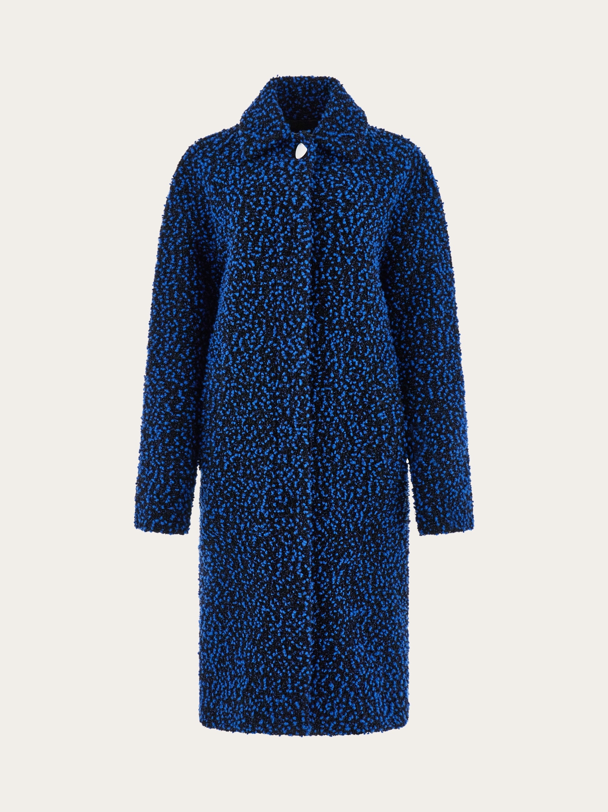 Oversize bouclé coat - 1