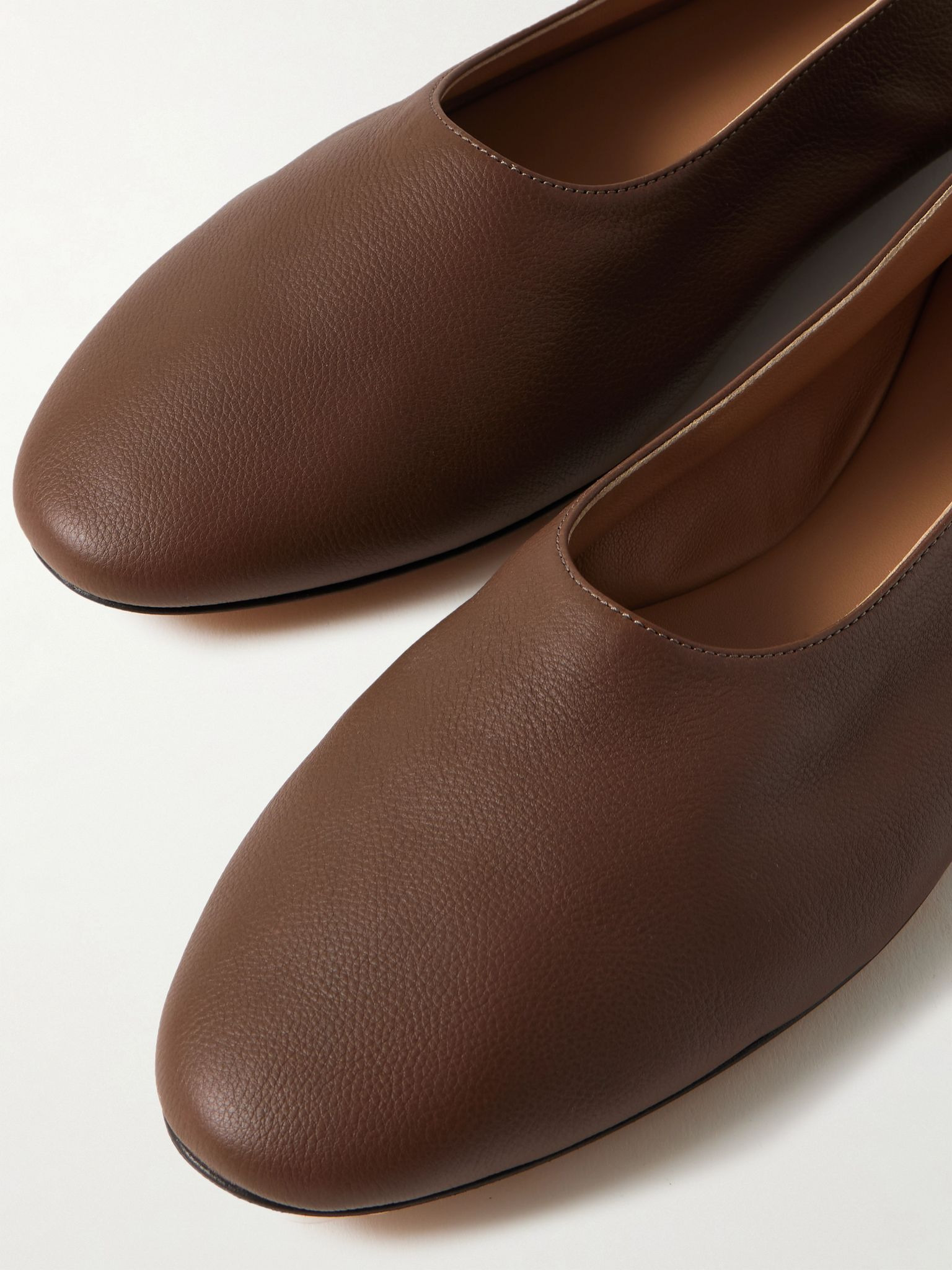 Awar leather ballet flats Brown - 4