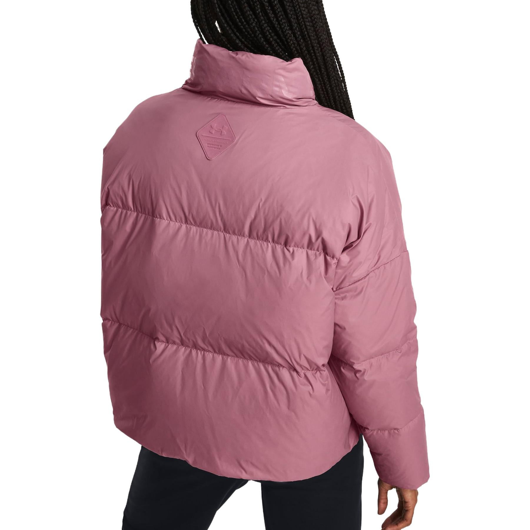 (WMNS) Under Armour ColdGear Infrared Down Puffer Jacket 'Pink' 1378858-697 - 4