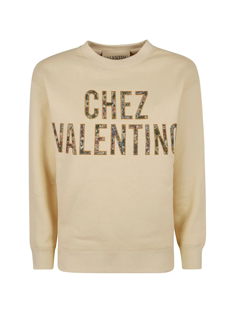 Chez Valentino embroidered sweatshirt - 1