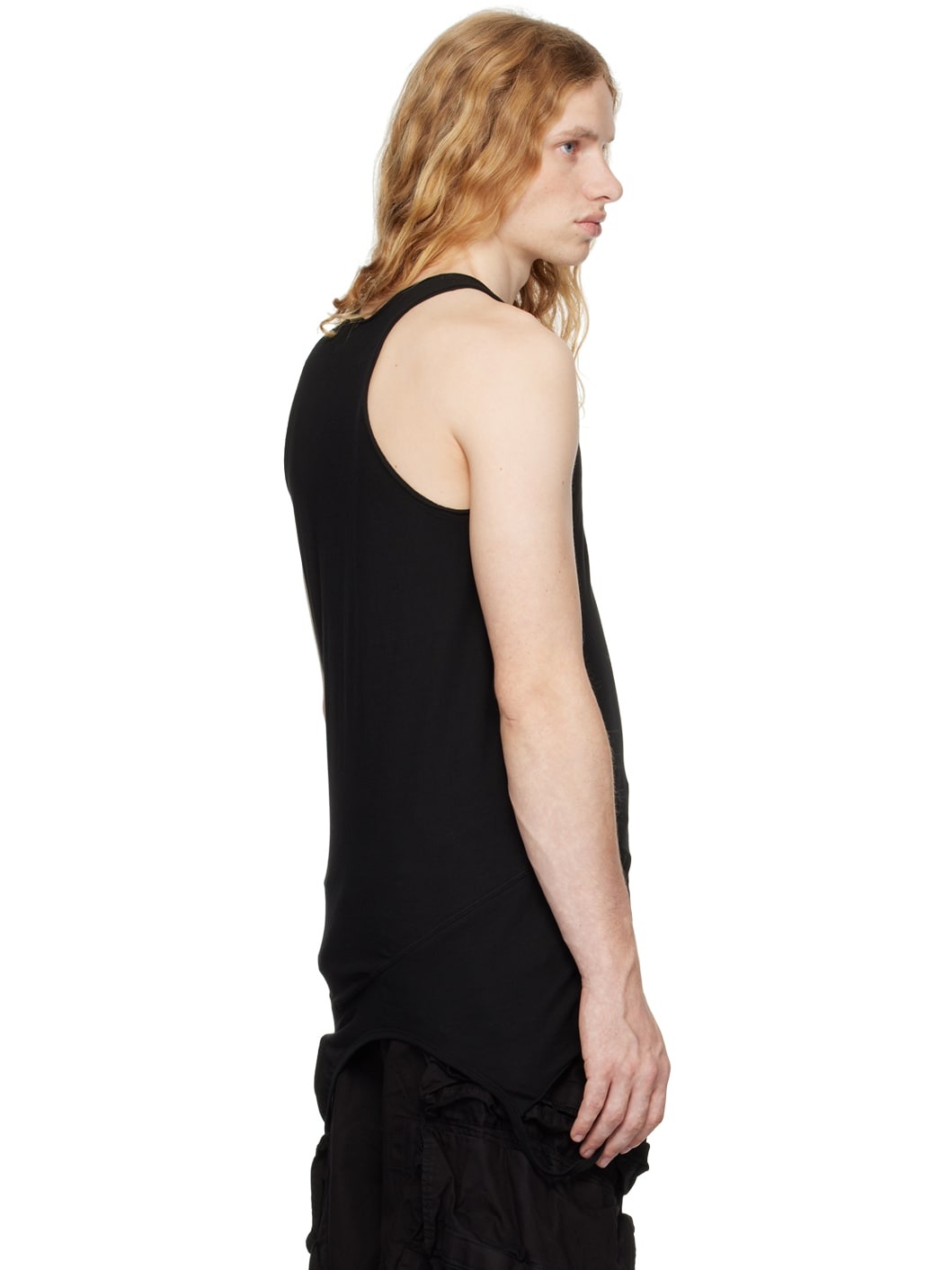 Black Loop Membrane Tank Top - 3