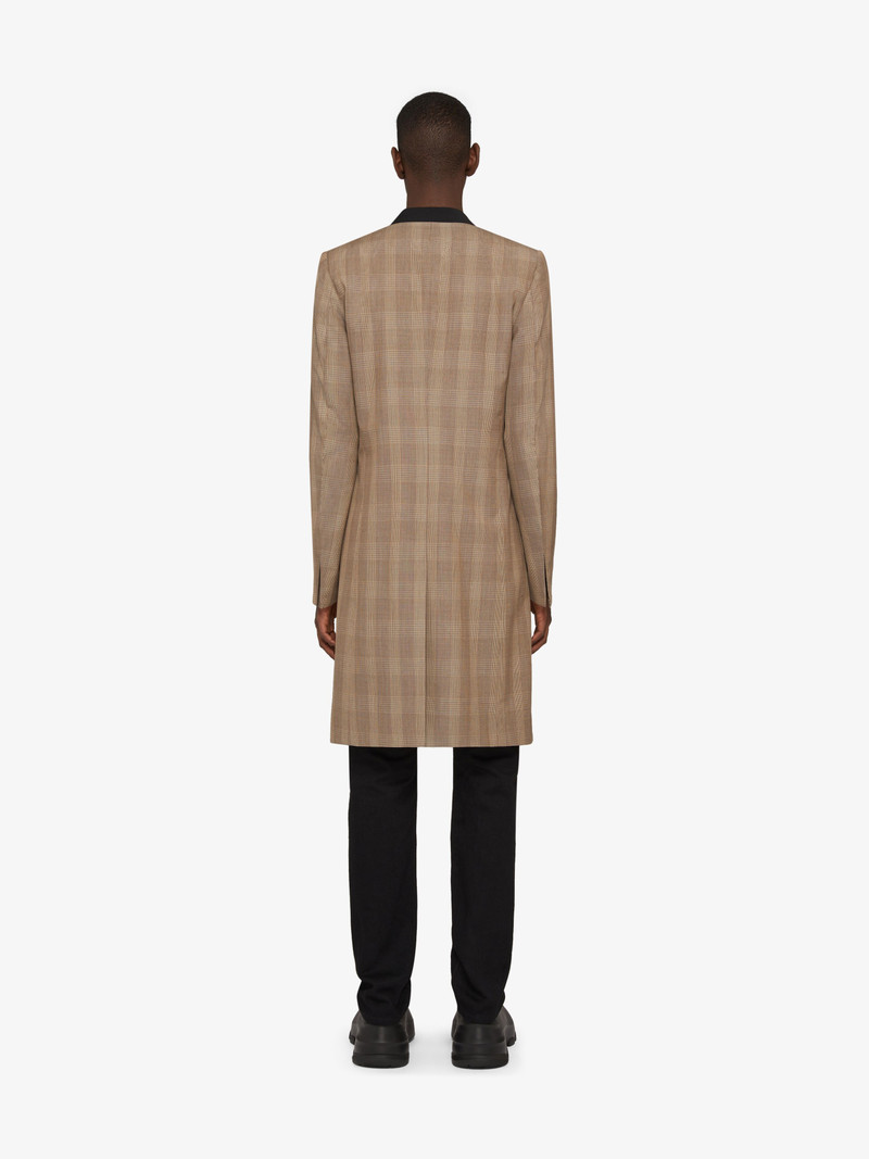 COAT IN PRINCE OF WALES WOOL WITH U-LOCK 4