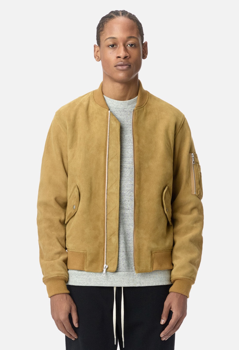 John Elliott LEATHER BOGOTA BOMBER | REVERSIBLE