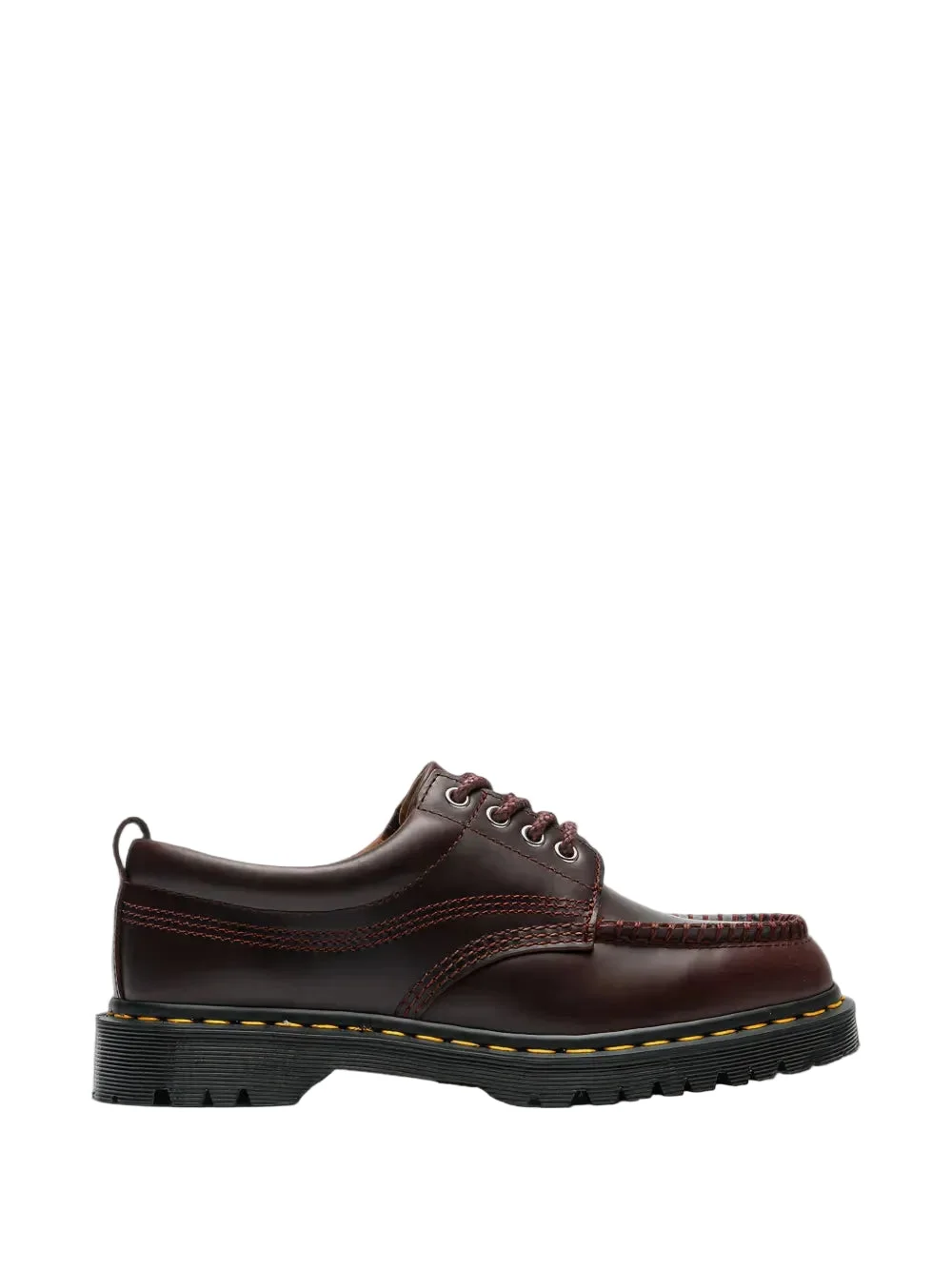 LACE-UP LEATHER LOAFERS - 1