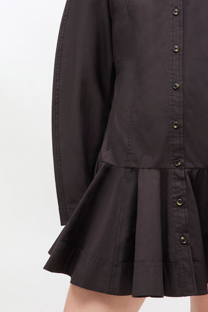 BLACK SHIRT DRESS 4