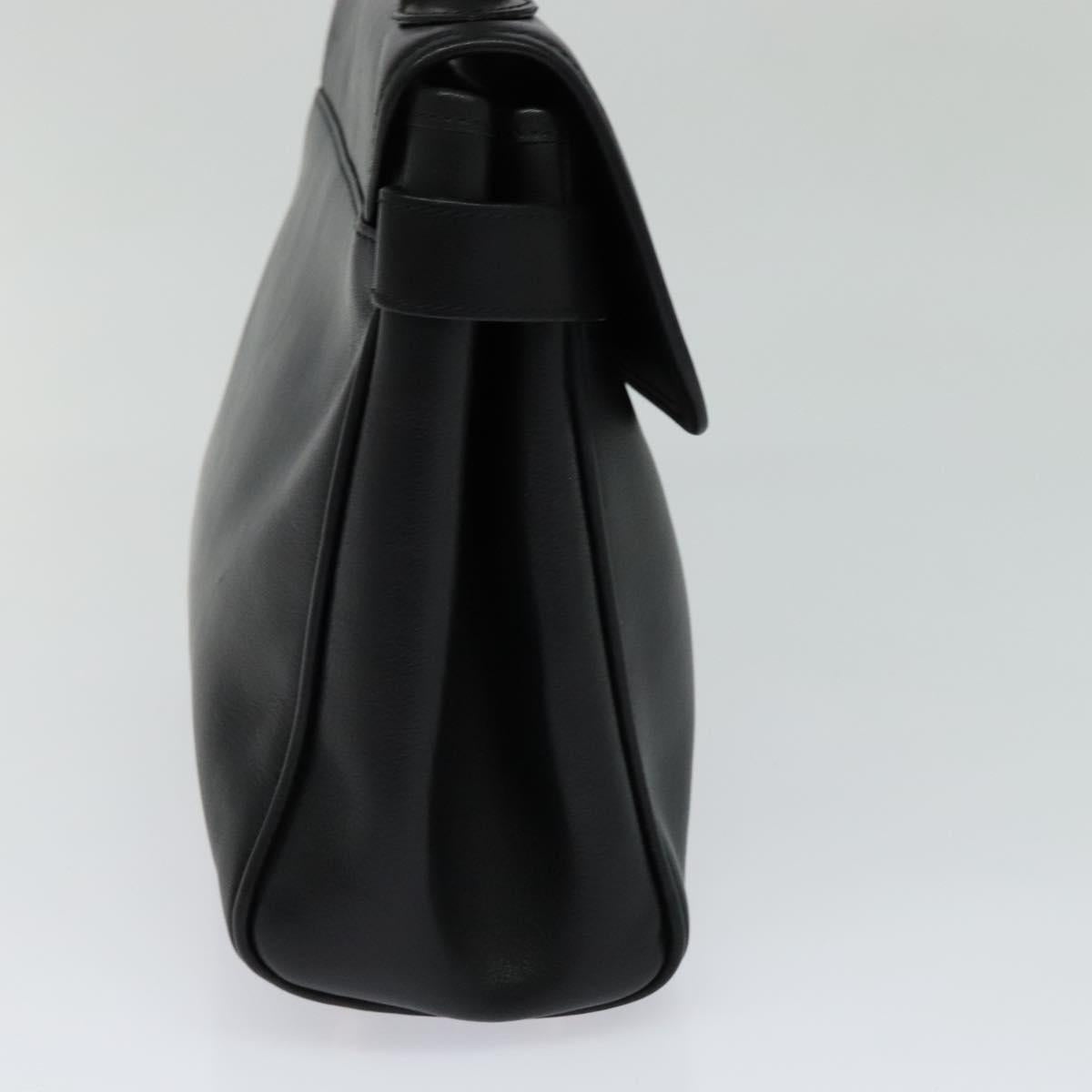 Burberry Hand Bag Leather Black - 3