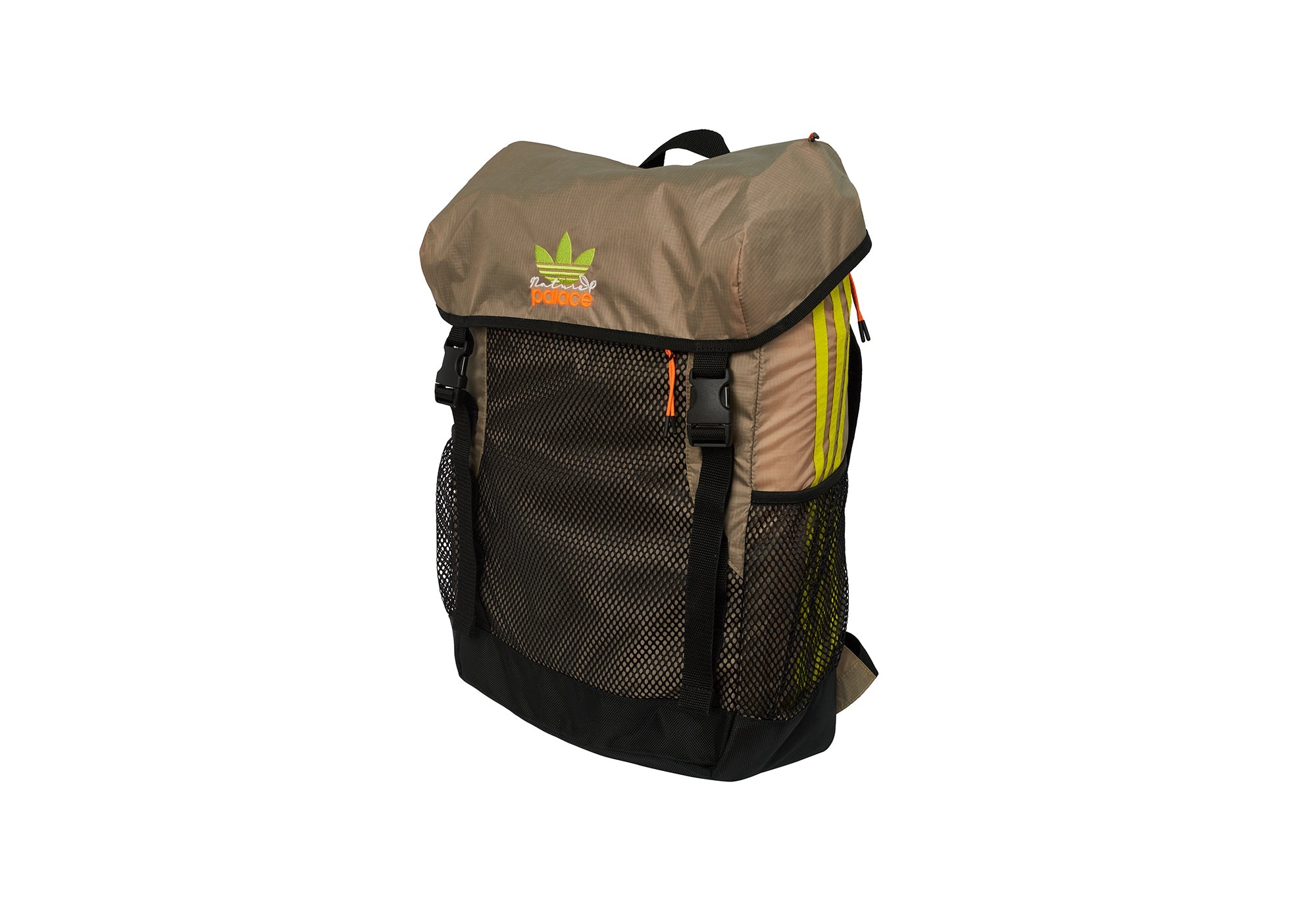 ADIDAS PALACE NATURE BACKPACK BLANCH CARGO / SIGNAL ORANGE - 3