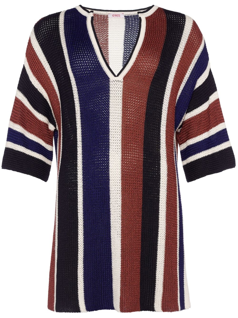 Diego striped knitted minidress - 1