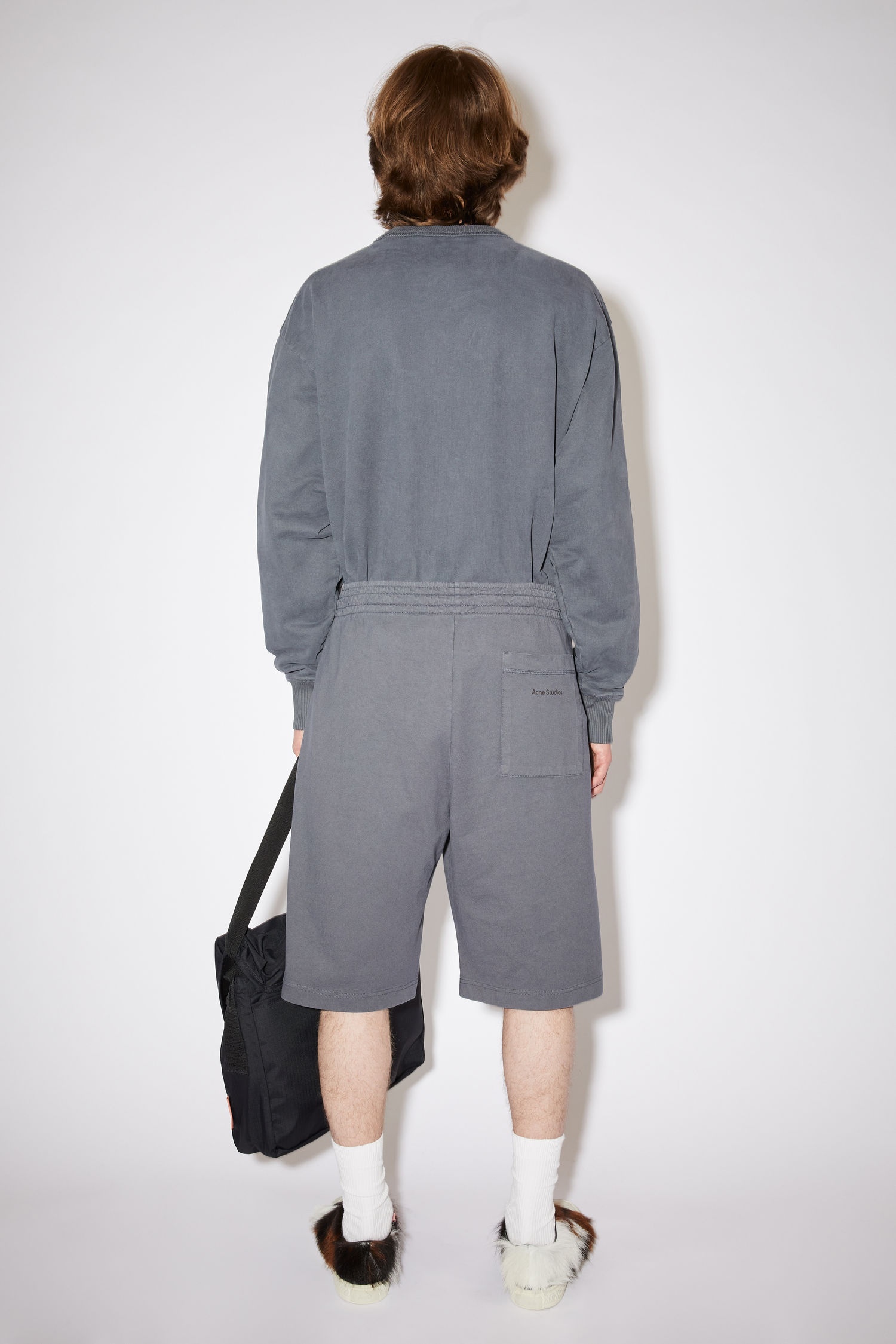 Relaxed shorts - Slate grey - 3