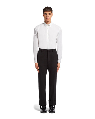 Prada Technical gabardine trousers outlook