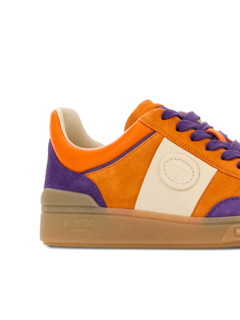 Valentino Upvillage Crosta suede-leather sneakers outlook