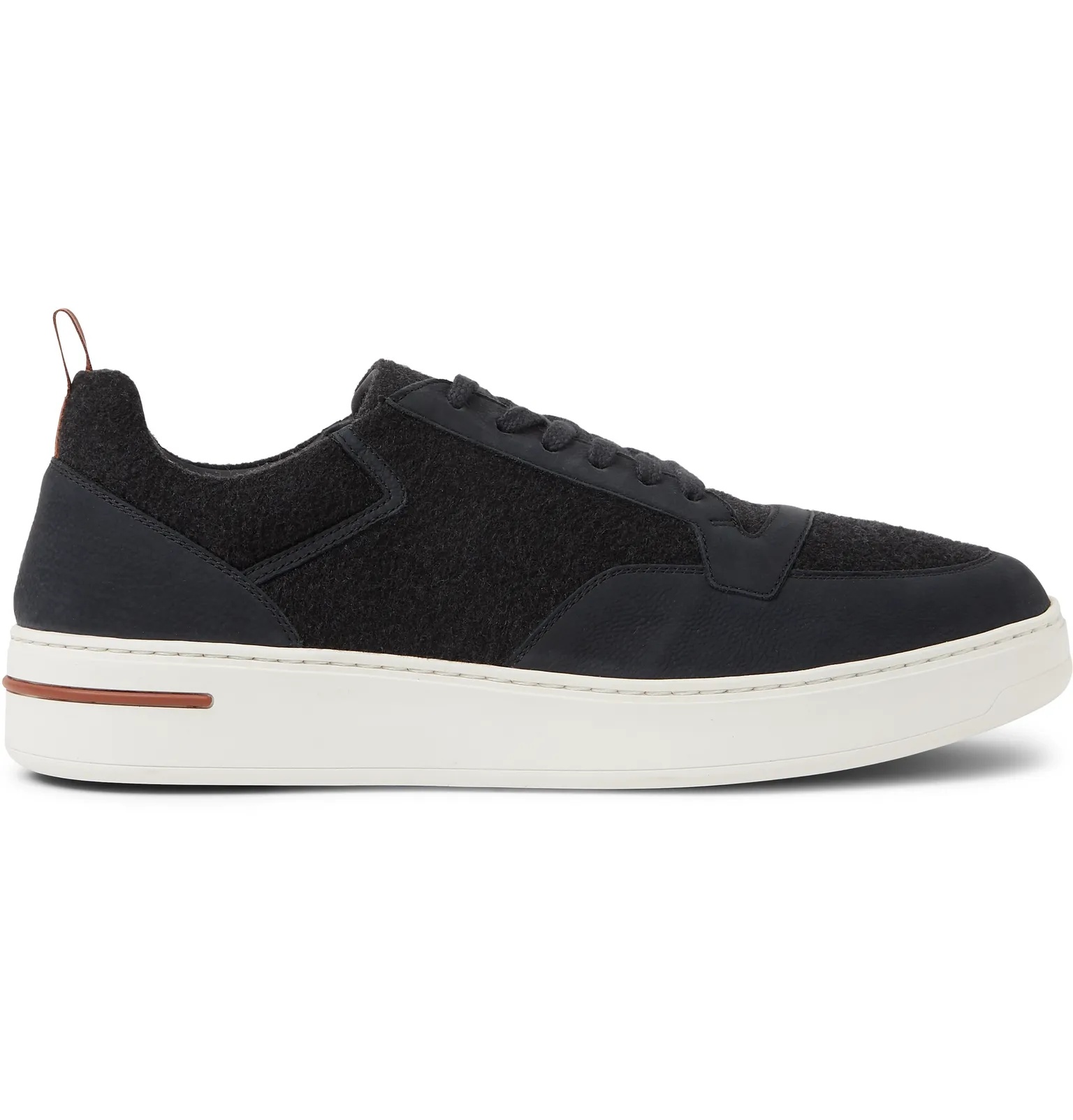 Newport Walk Nubuck and Cashmere Sneakers - 1