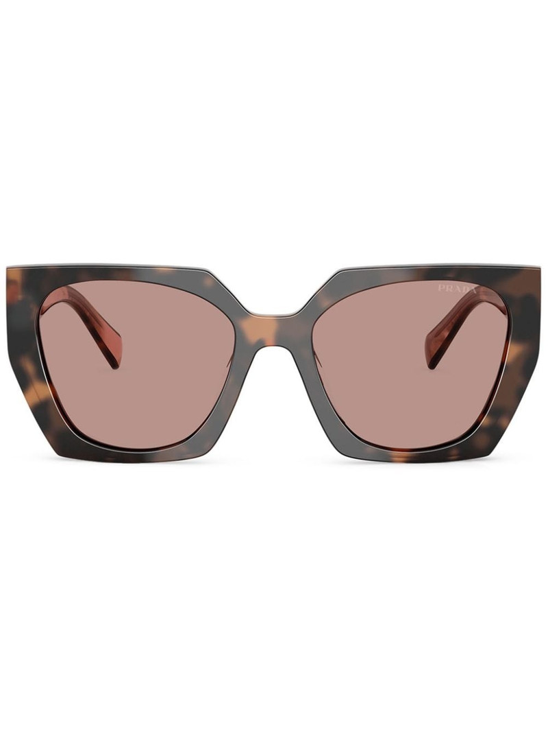 geometric-frame sunglasses 1