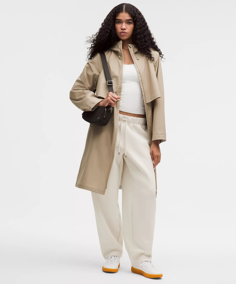 Lightweight Cinch-Waist Rain Coat 1