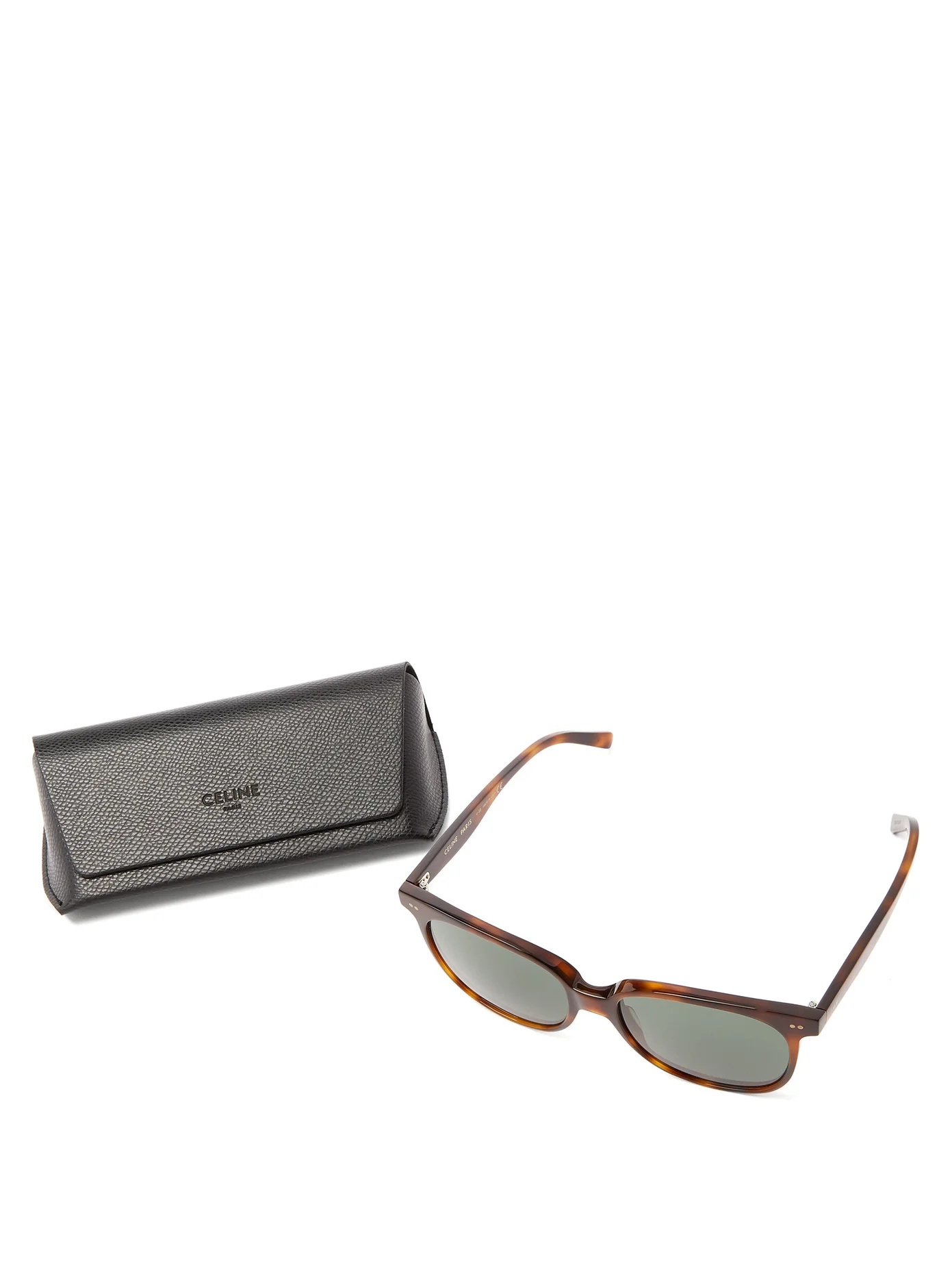 Oversized square tortoiseshell-acetate sunglasses - 5