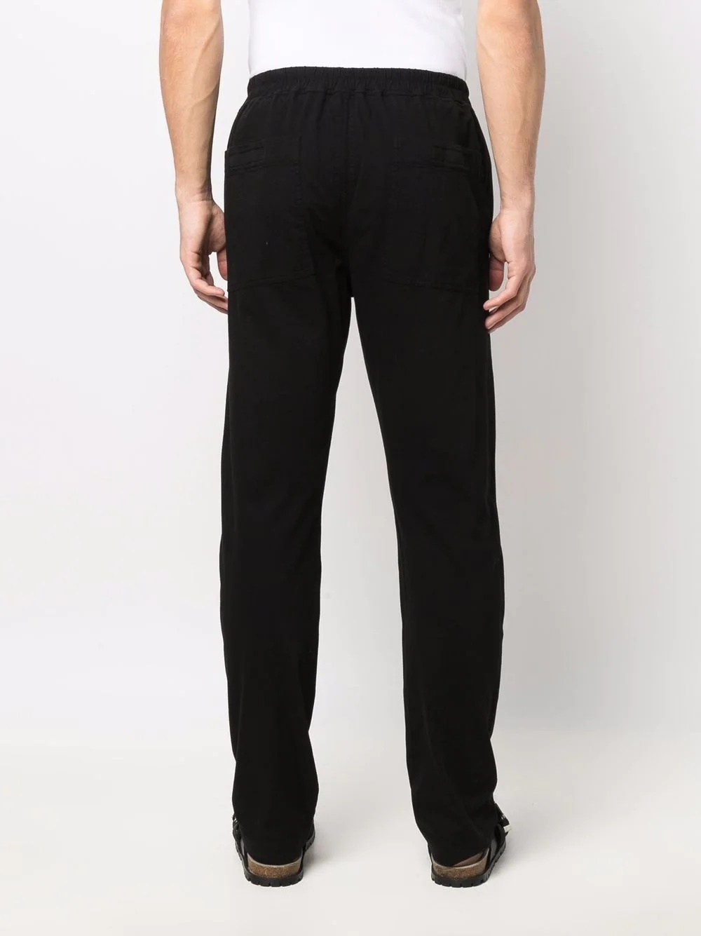 drawstring track pants - 4