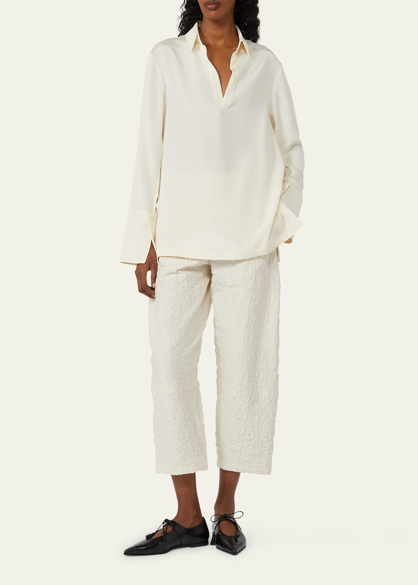 Dover Silk Stretch Collared Shirt - 2