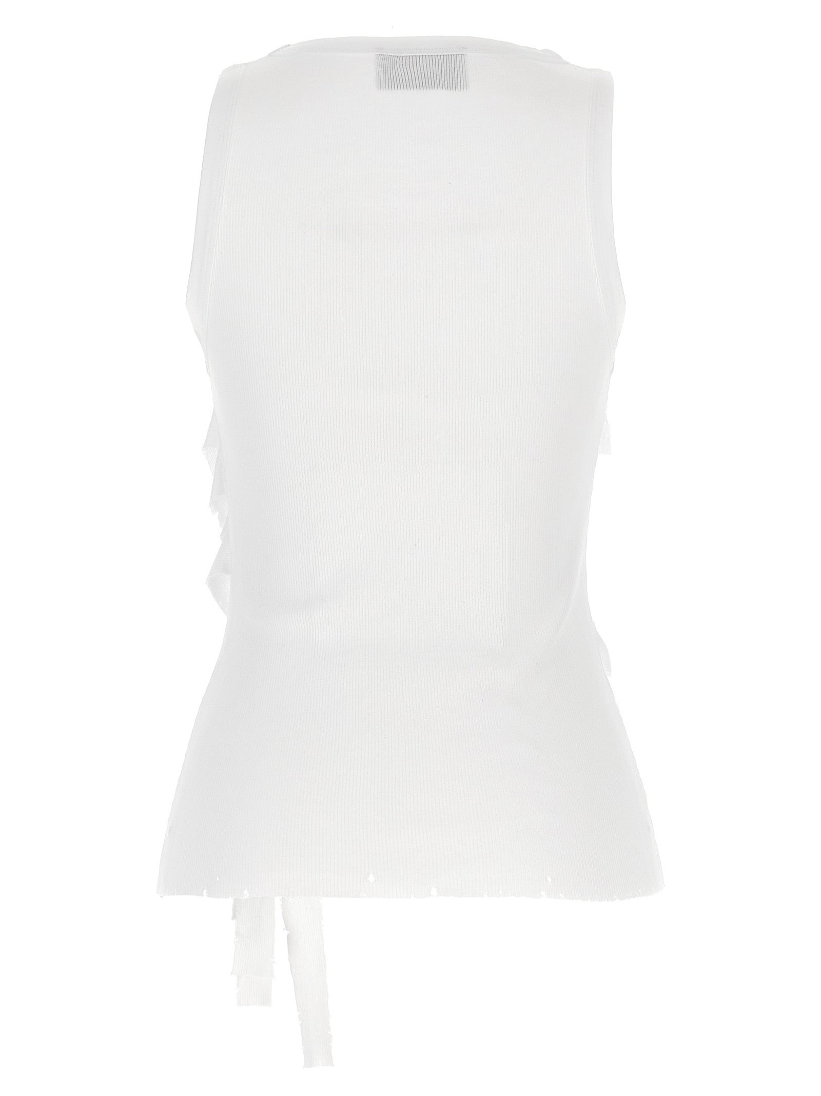 Coperni Women 'Distressed Rose Rib' Tank Top - 2