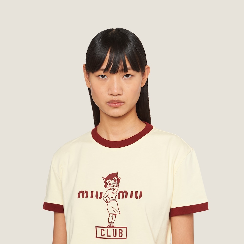 Printed cotton T-shirt - 4