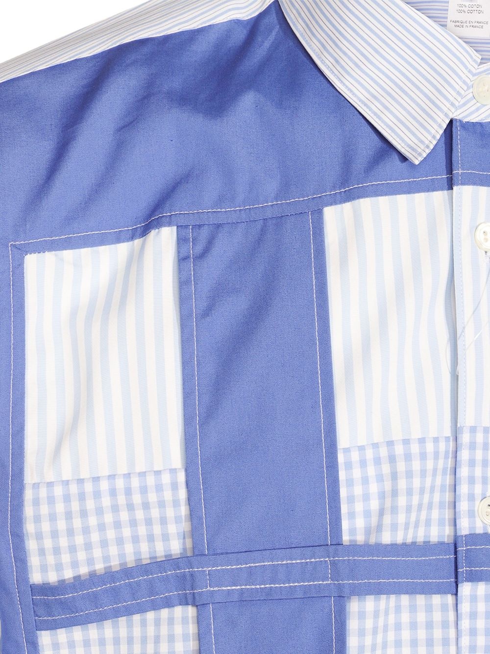 patchwork shirt - 3