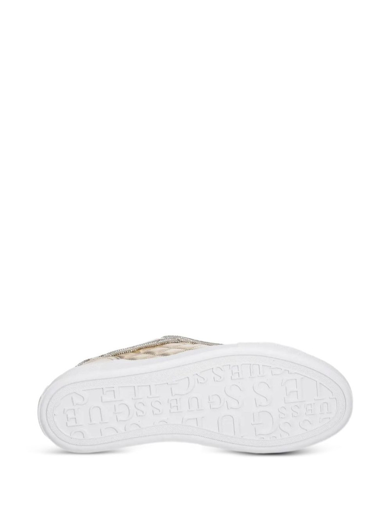Gratea quilted metallic-effect sneakers 5