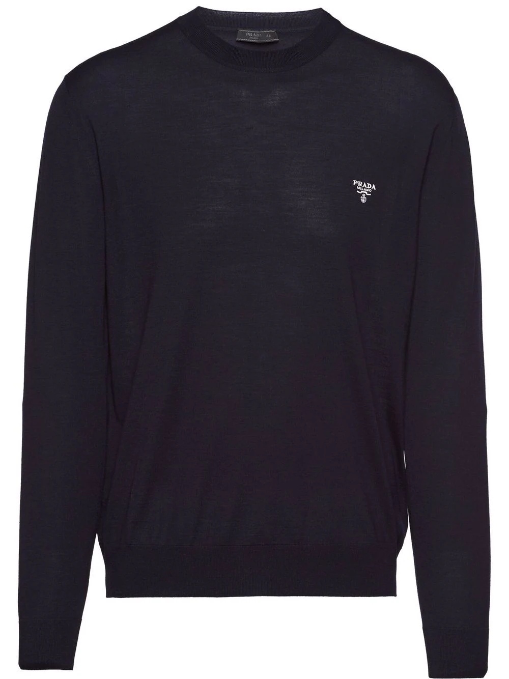 embroidered-logo wool jumper - 1