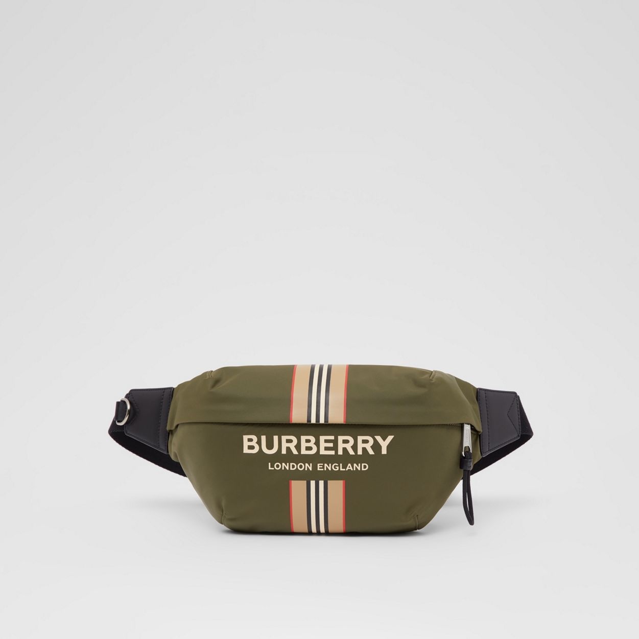 Logo and Icon Stripe Print ECONYL® Sonny Bum Bag - 1