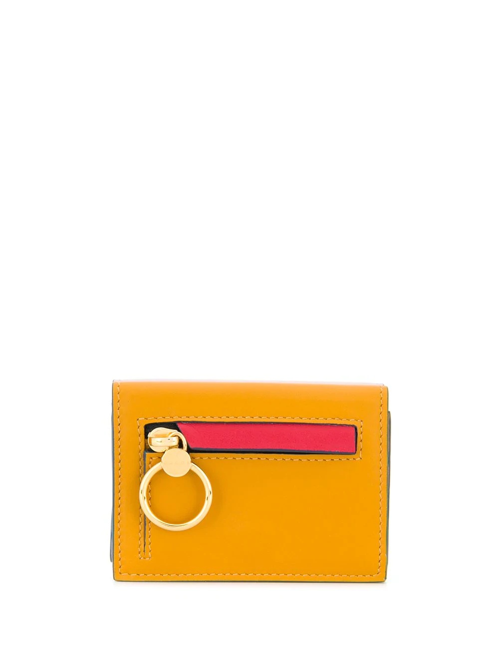 logo print colourblock wallet - 2