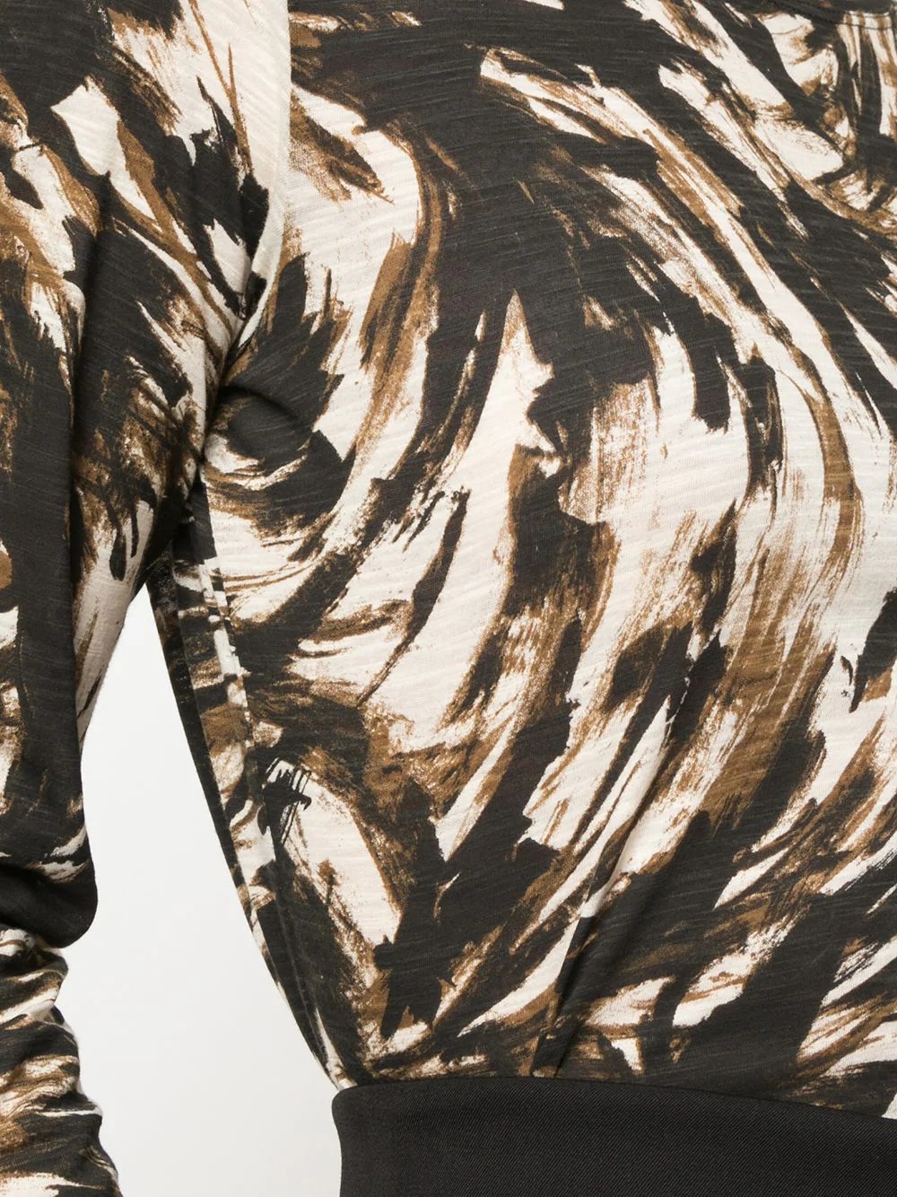 feather-printed longsleeved T-shirt - 5