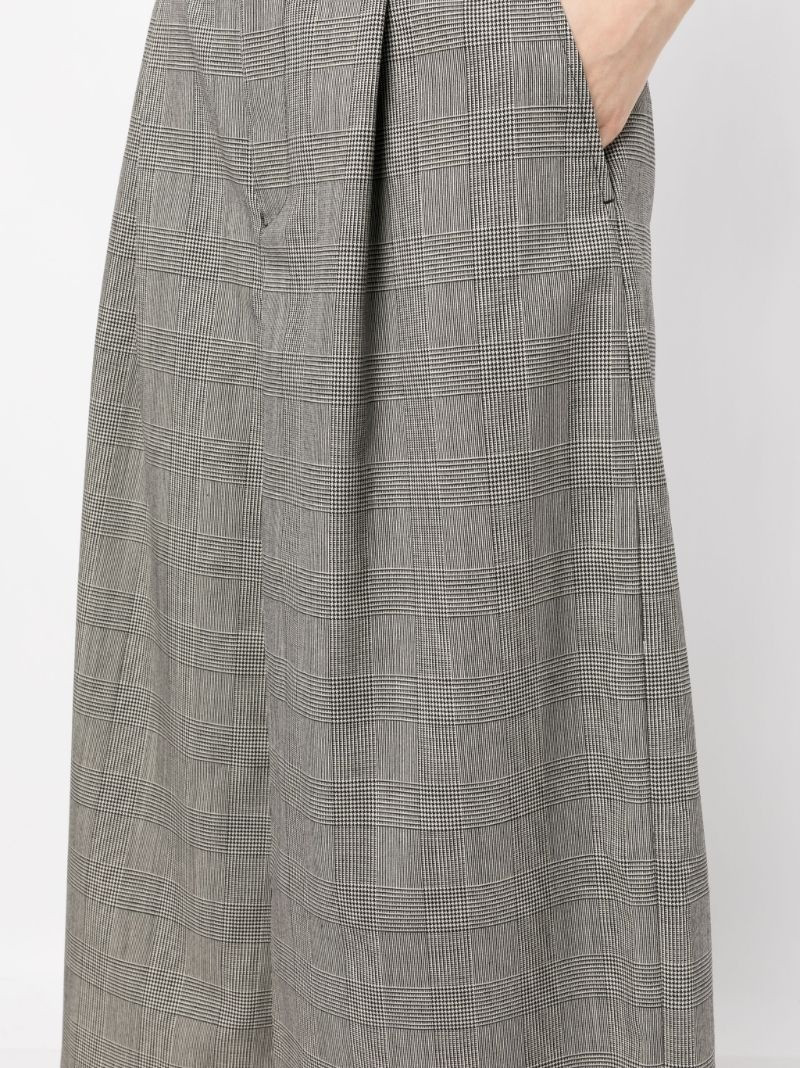 Glencheck cropped trousers 5