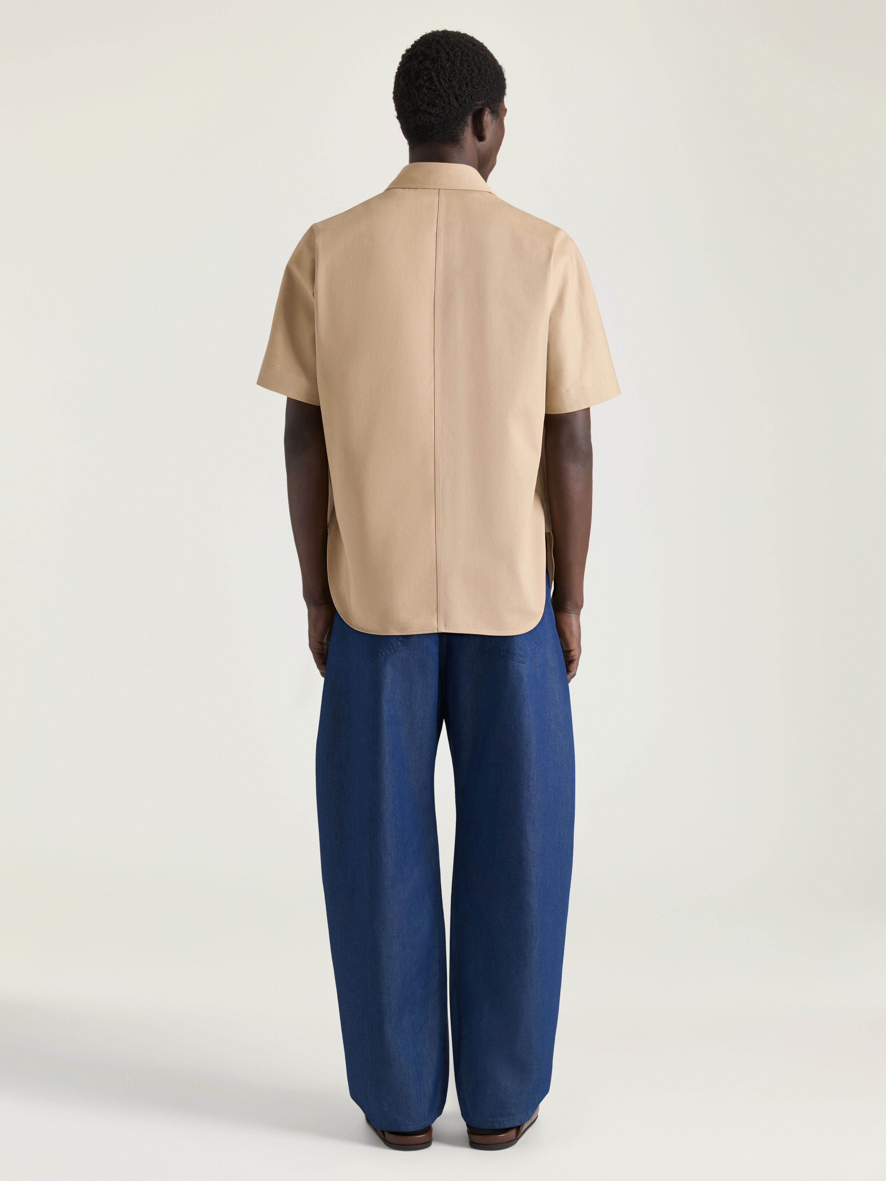 COUTURE SEAM SHIRT IN COTTON WITH GIVENCHY PARIS PATCH - 3