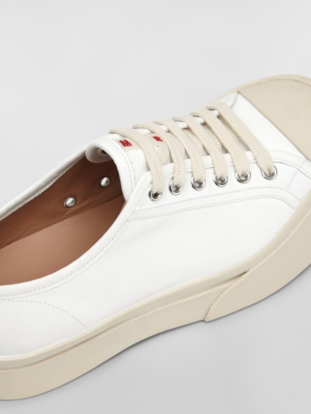 PABLO MARNI SNEAKER IN WHITE ULTRALIGHT NAPPA LEATHER - 5