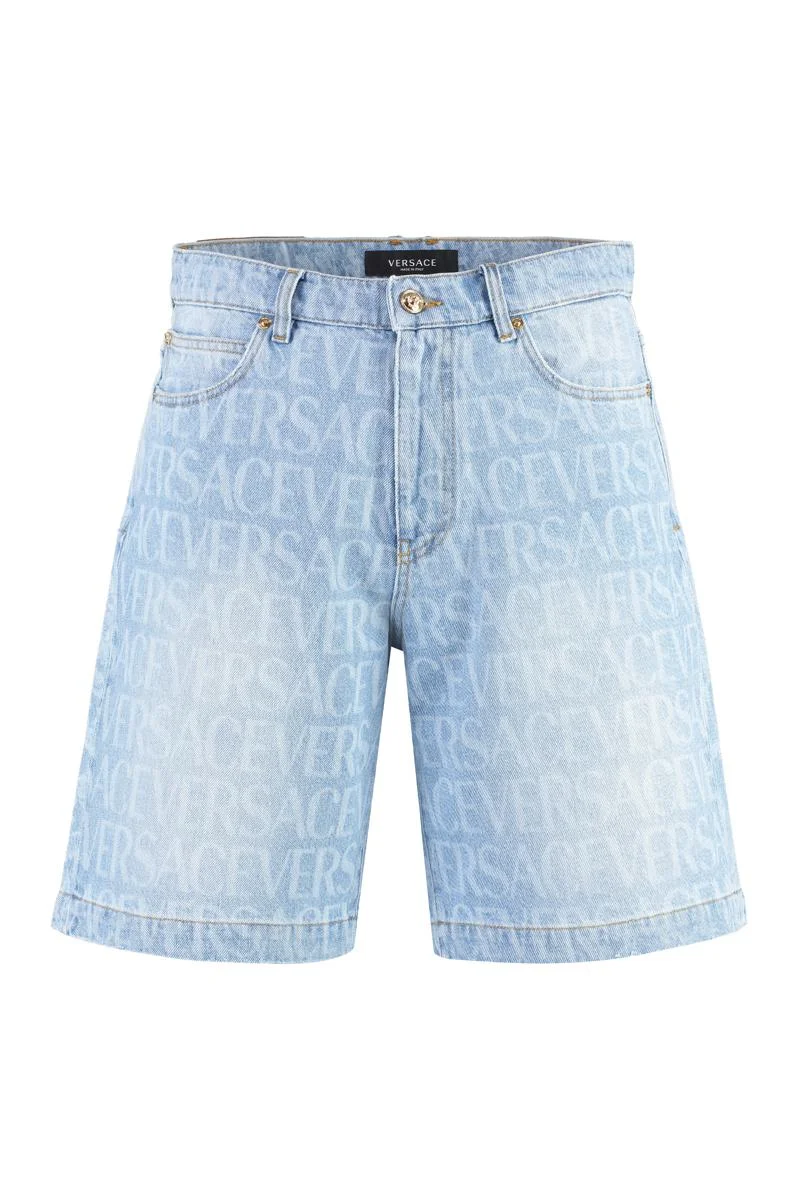 VERSACE DENIM SHORTS - 1