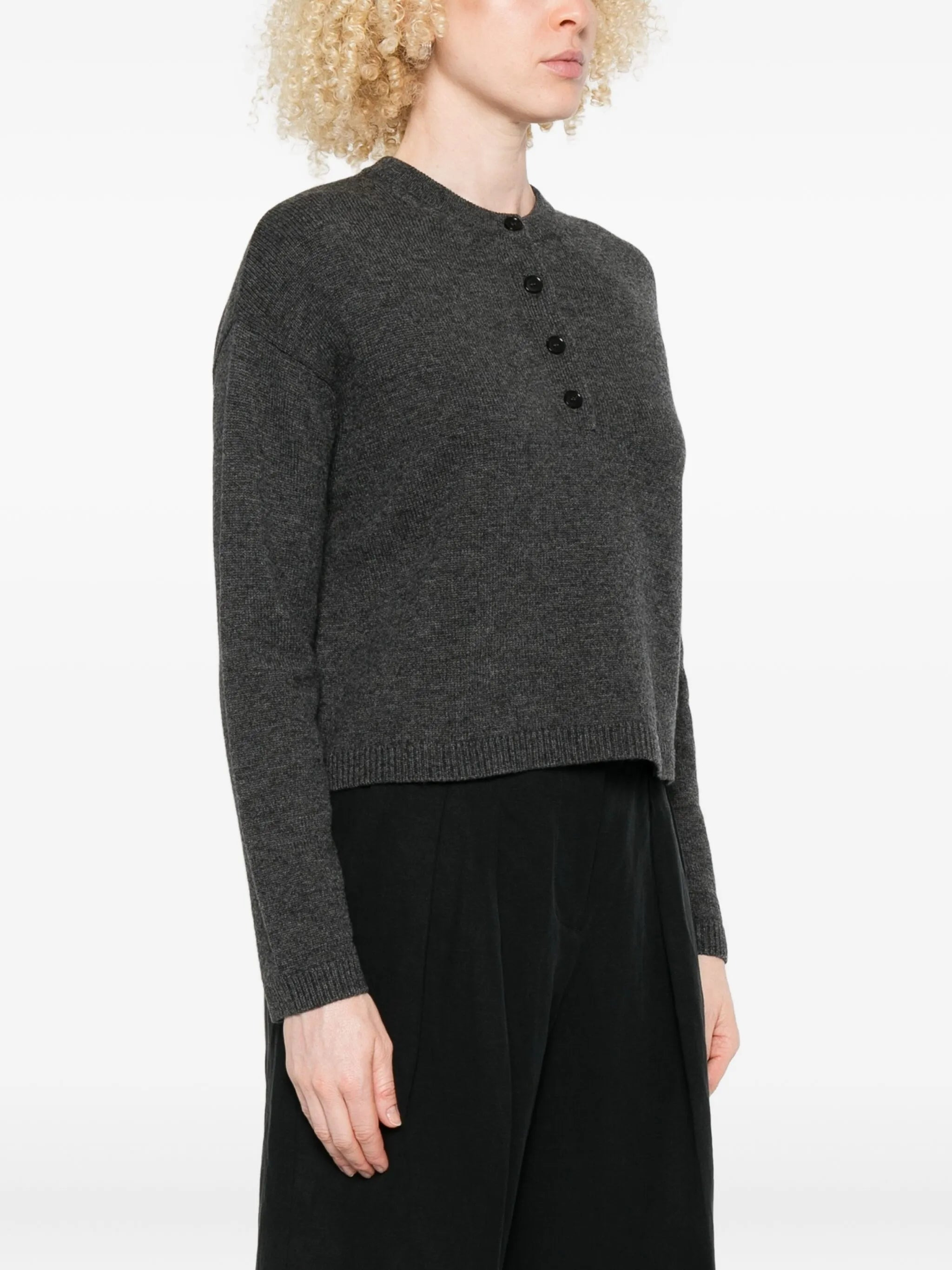 's Max Mara Button-placket Sweater - 4