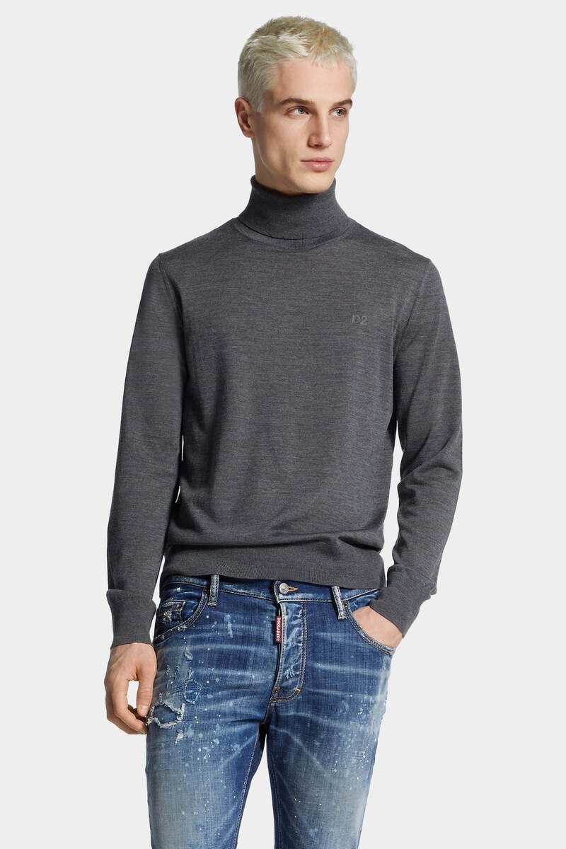 D2 WOOL TURTLENECK - 3