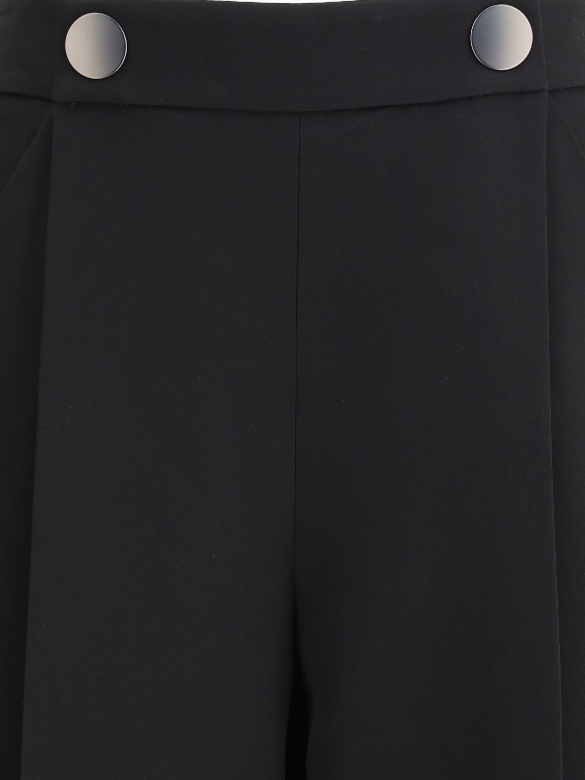 Giorgio Armani Women Silk Crepe Cady One-Dart Pants - 3