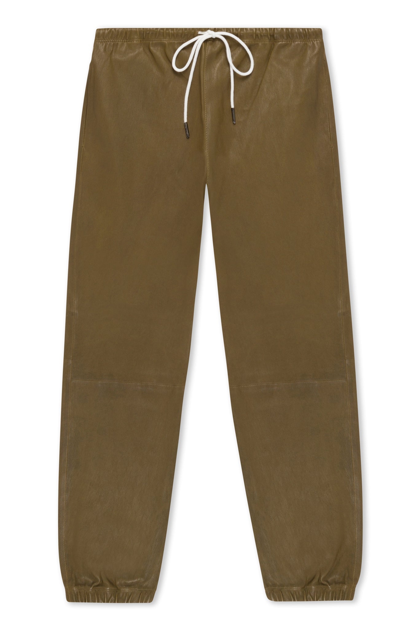 MOSS LEATHER SWEATPANTS - 2