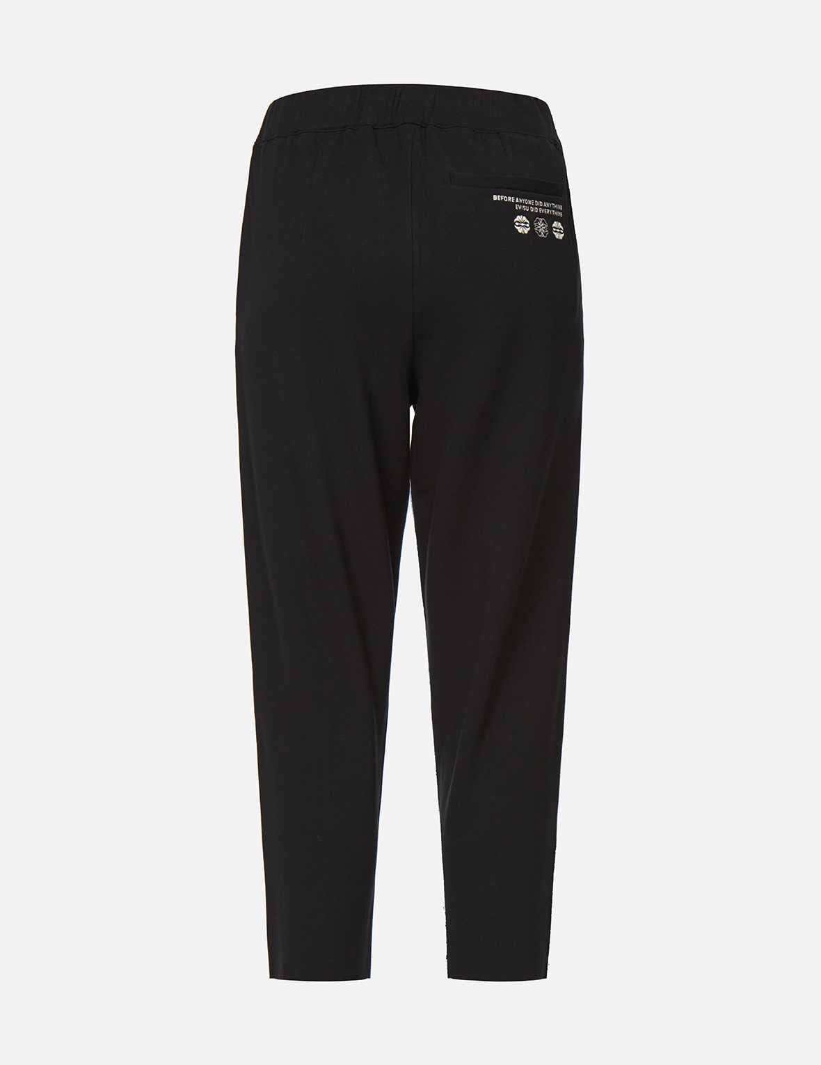 SEAGULL AND KAMON EMBROIDERED  INTERLOCK PANTS - 2